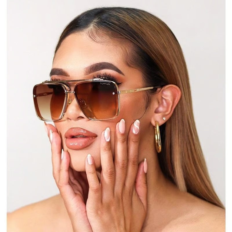 🌤️Retro Gradient Sunglasses with UV400 Protection